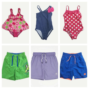 One Off Joblot of 8 Children's Ex-Chainstore Mixed Swimwear - Various Styles