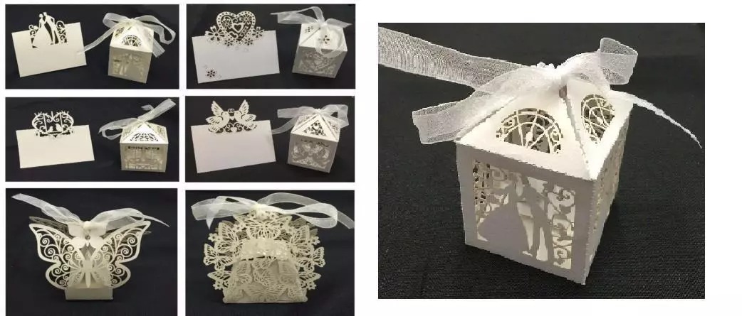 Approx 145000 pcs Wedding Sweets Favour Boxes With Ribb Table Decorations joblot