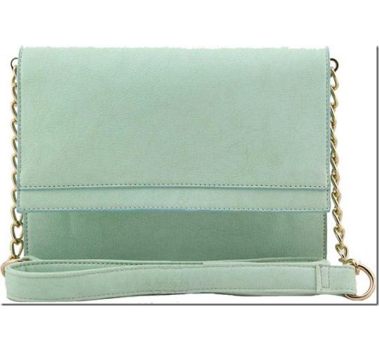 pastel green bag