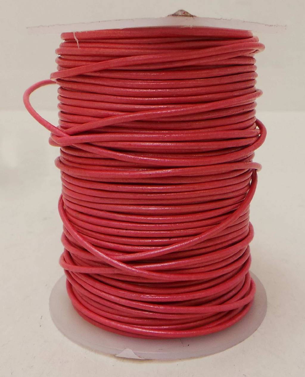 Joblot of Approx 655m of Pink Real Leather Round Cords 4 Shades 1mm