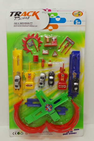 Wholesale Joblot of 20 Dazzling Toys Track Racing Car Set & Accessorie