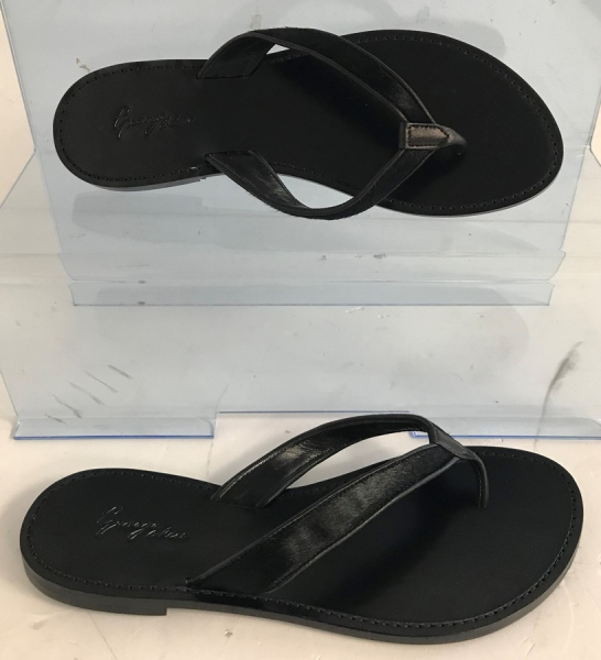 Black and best sale blue sandals