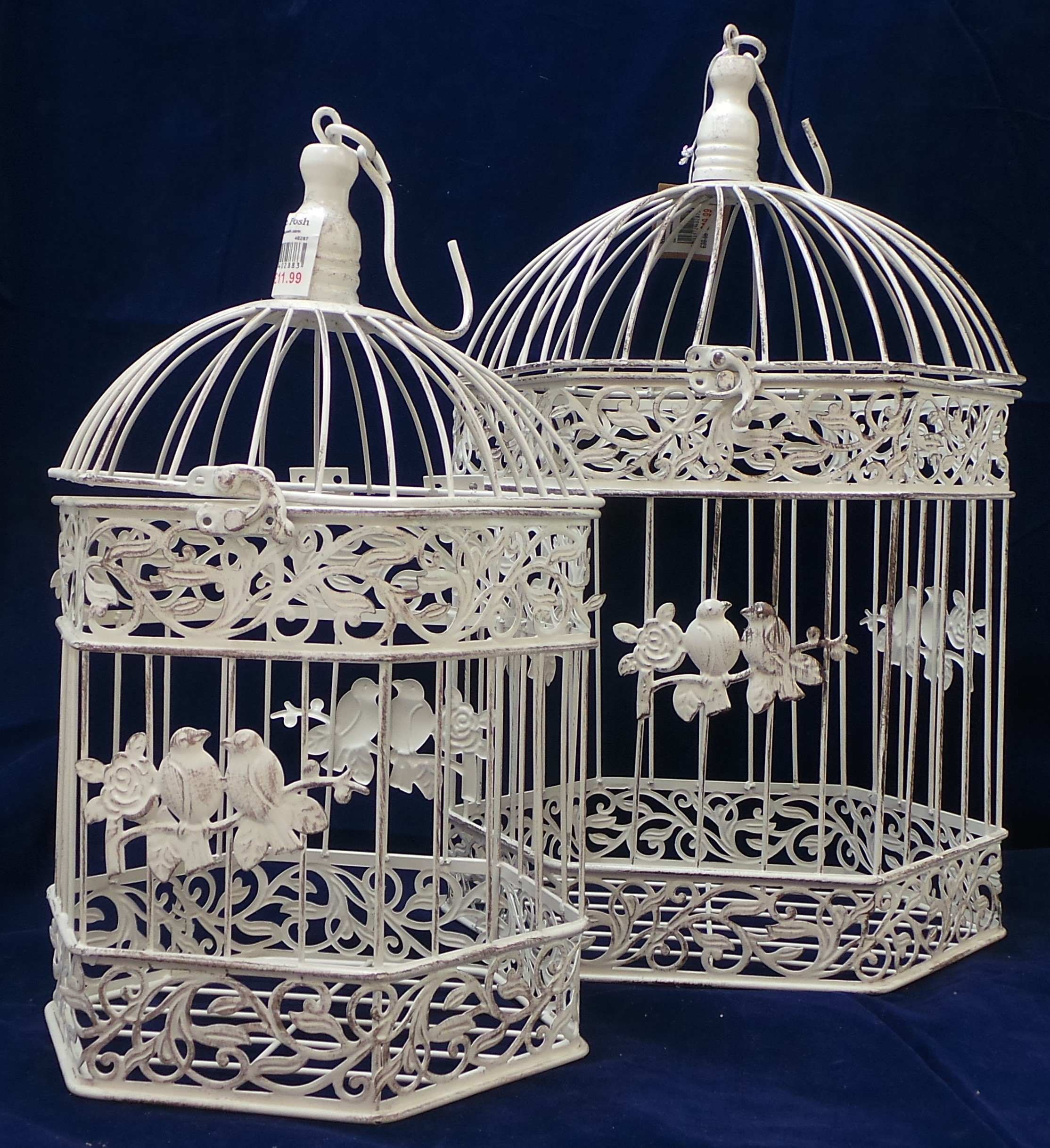 Wholesale Joblot of 8 Madame Posh 'Ora' Decorative Cages 2 Sizes 40287