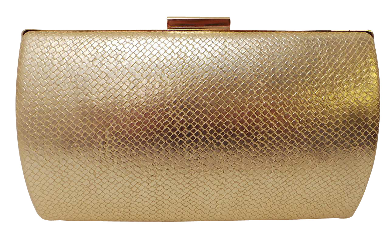 gold snakeskin bag