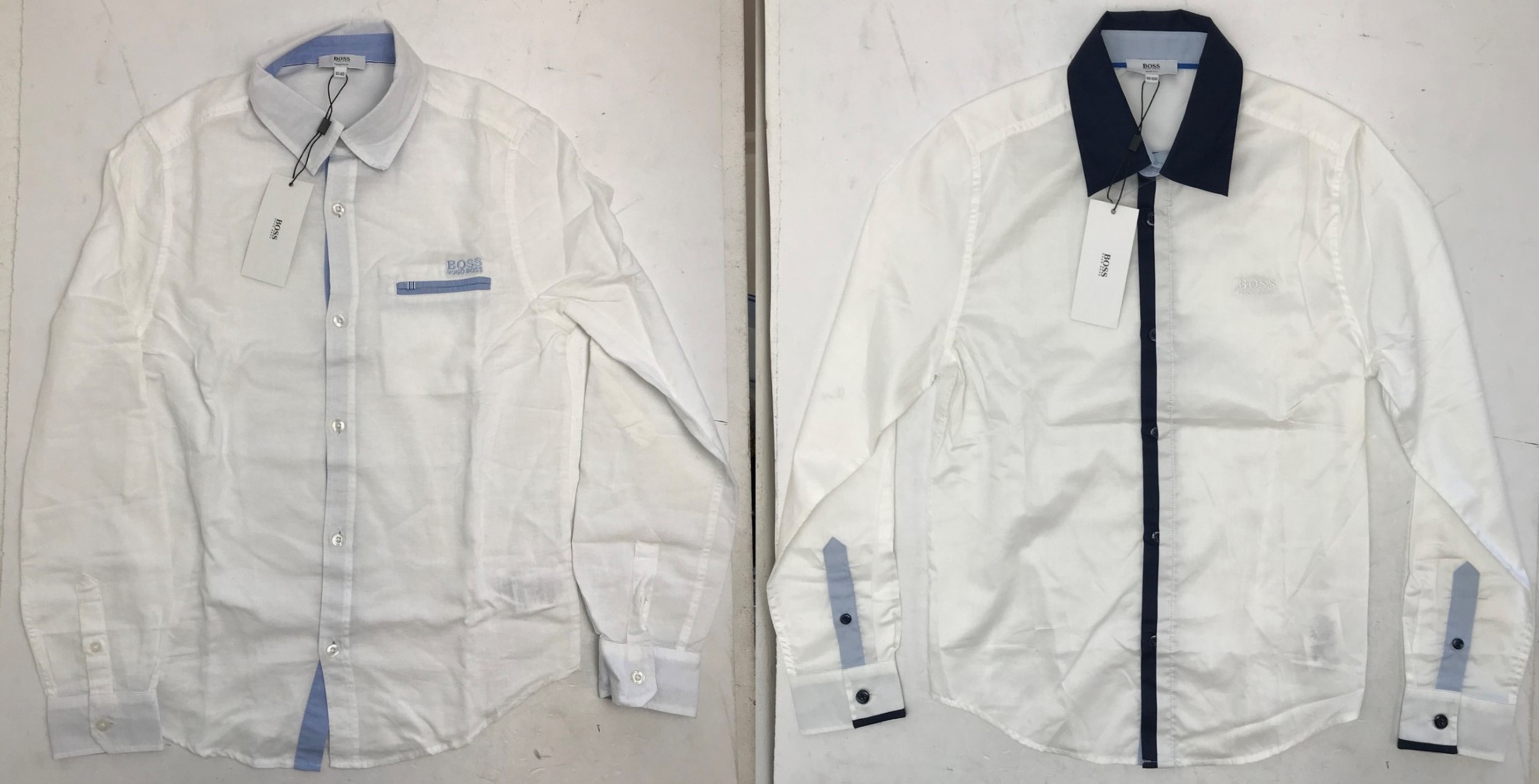 hugo boss white formal shirt