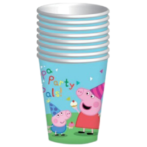 Cups Peppa Pig, 8pcs.