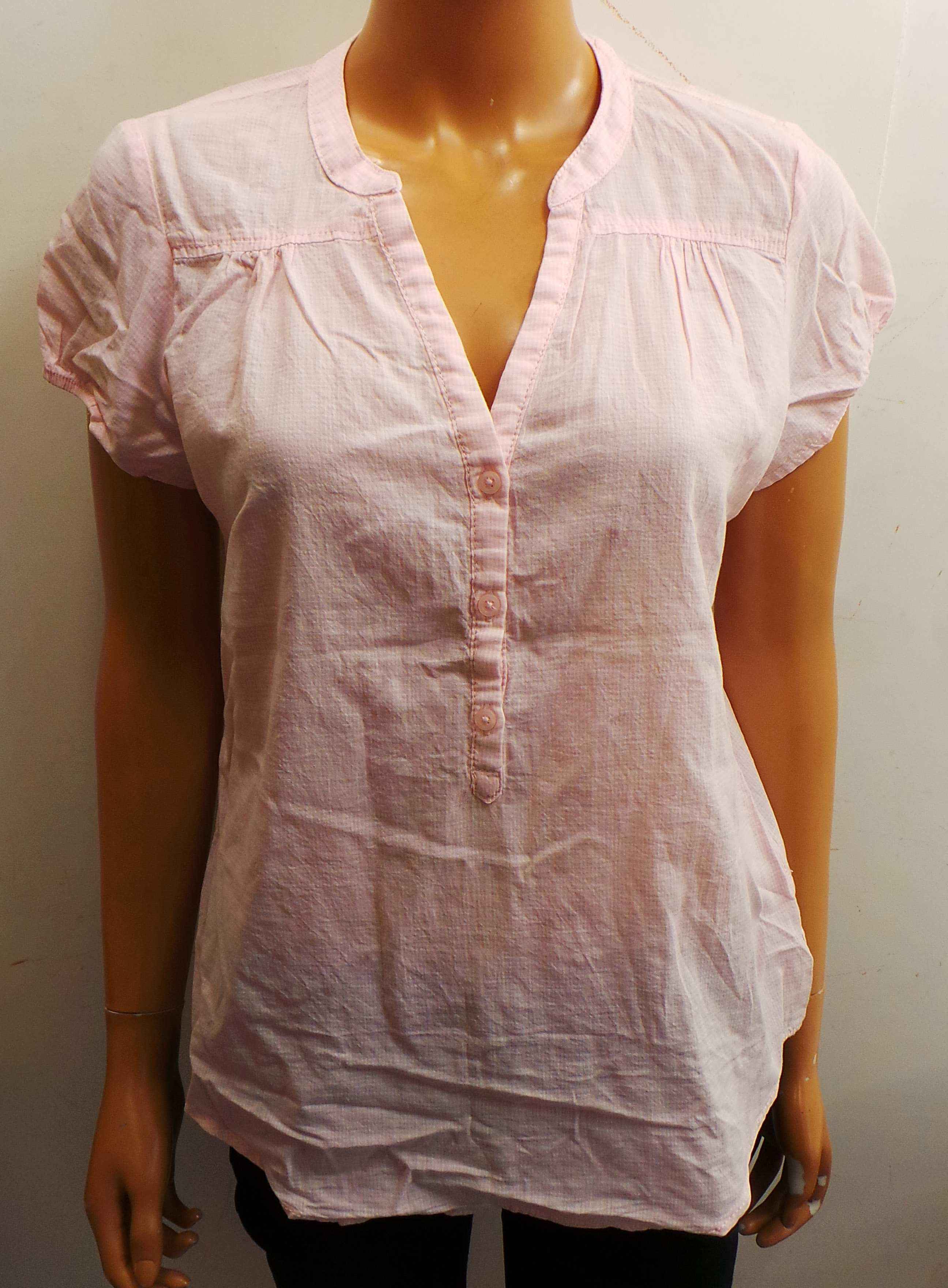 One Off Joblot of 16 Ladies De-Branded Pink Check Blouses Sizes 12-24